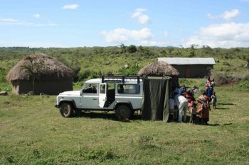 Field team at work in Tanzania